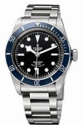 New Tudor Heritage Black Bay 41mm Steel Blue Bezel Automatic Men's Watch 79220B