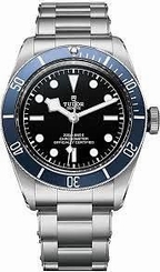 Tudor Heritage Black Bay Blue Bezel Automatic Men's Watch 79230B-0001