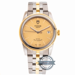 Tudor Glamour T550033 Auto 36mm Steel Gold Mens Bracelet Watch Date