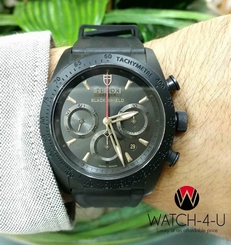 2015 Tudor Fastrider Black Shield 42000CN 42mm Black Matt Mens Sport Watch+B/P