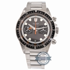 Tudor Heritage Chronograph 70330N Auto 42mm Steel Mens Bracelet Watch Date 845960064712