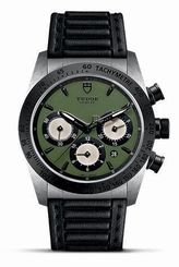 Tudor Fastrider 42mm Ceramic/Leather Men's Watch 42010N-0004