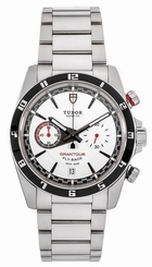 Tudor Grantour 42mm Steel Men's Watch 20550N-95730WHI