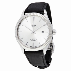 Tudor Style Silver Dial Automatic Mens Watch 12710-SVLS