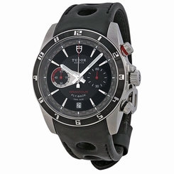 Tudor Grantour Chrono Fly-Back Black Dial Mens Watch 20550N-BKLPL