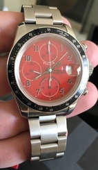 Tudor Tiger Chronograph 79260 40MM Saphire crystal RED Arabic Dial Oyster NOS
