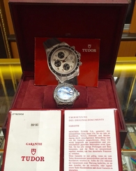 TUDOR PRINCE DATE HYDRONAUT TIGER BLUE MOP DIAL 89190 P