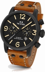  TW Steel Chronograph Quartz Watch - Maverick Collection Leather - MS33 (Men's)