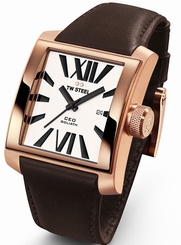 TW Steel CEO Goliath Leather Strap 42mm Mens Watch. Stand out look. CE3008 8718215083085