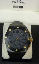 TW Steel Men's TW684 Lotus Renault GP Black Dial Chronograph Watch