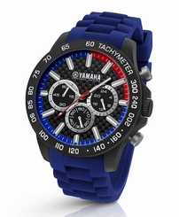 TW Steel Yamaha Factory Racing 45mm Blue Strap Chronograph Watch Y110