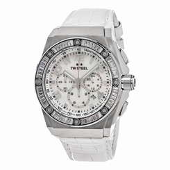 TW Steel CEO Tech Analog White Dial Unisex Watch CE4015