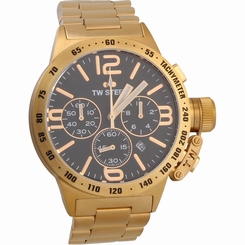 Tw Steel Stainless Steel and Canteen Bracelet Rose Gold Band Men's Watch CB173