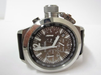 TW Steel Men's CE1011 CEO Canteen Brown Leather Brown Chronograph Dial Watch