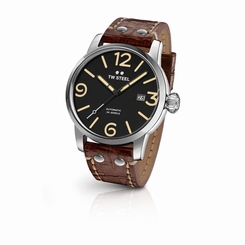AUTHORIZED DEALER TW STEEL MS6 Automatic Brown Leather Strap 48mm Maverick Watch
