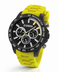 TW Steel Yamaha Factory Racing 45mm Yellow Strap Chronograph Watch Y120