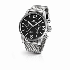 AUTHORIZED DEALER TW STEEL MB14 Chrono Stainless Steel Mesh 48mm Maverick Watch