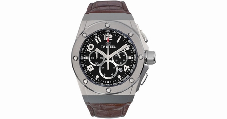 BRAND NEW TW Steel CE4014 Brown Leather 48mm Chronograph Watch