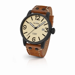 AUTHORIZED DEALER TW STEEL MS46 Brown Leather Automatic 48mm Maverick Watch