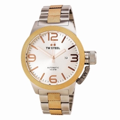 TW STEEL Canteen 50mm AUTO Gold Gents Watch CB126 - RRP ��519 - BRAND NEW