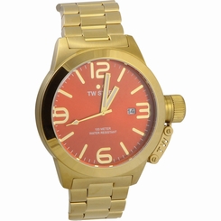 TW Steel Men's CB112 Analog Display Quartz Gold Watch
