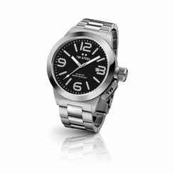 AUTHORIZED DEALER TW STEEL CB401 40mm Men's Black Dial Stainless Steel Watch