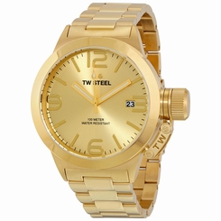 TW STEEL Canteen 45mm Gold Gents Watch CB101 - RRP ��359 - BRAND NEW