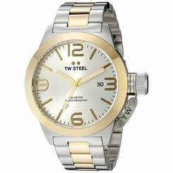 TW STEEL Canteen 50mm Gold Gents Watch CB32 - RRP ��349 - BRAND NEW