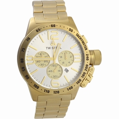 TW STEEL Canteen  50mm Gold Chronograph Gents Watch CB84 - RRP ��399 - BRAND NEW