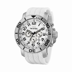 TW Steel TW-TW95 with White Rubber Band and Stainless Steel 2500000645839