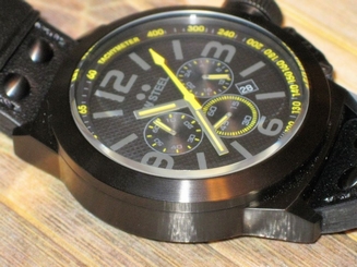 MEN NEW TW STEEL CANTEEN DISPLAY WATCH CHRONOGRAPH TW900 DATE FREE SHIPMENT