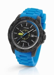 TW Steel VR|46 Valentino Rossi 40mm Blue Silicon Strap Watch VR5
