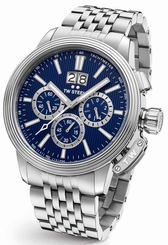 TW Steel Watch - Adesso - CE7021 (Men's) Chronograph Stainless Steel Blue 45mm