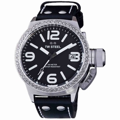 TW STEEL Canteen 45mm Swarovski Crystal Watch TW37 - RRP ��295 - BRAND NEW
