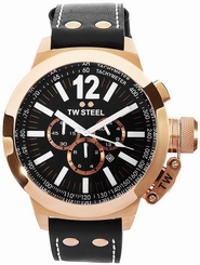 BRAND NEW TW Steel CE1024 CEO BLACK GOLD 50mm CHRONOGRAPH WATCH