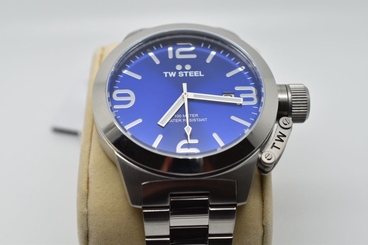 TW Steel Men's CB12 Analog Display Quartz Silver Watch