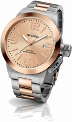 TW Steel Quartz Watch - New Canteen Collection Stainless Steel - CB404 (Men's)