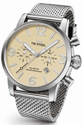 TW Steel Watch - Maverick Collection - MB4 (Men's) Chronograph Mesh Band 48mm