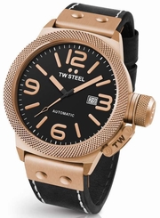 TW Steel Watch - New Canteen Collection - Automatic Leather 50mm CS76 (Men's)