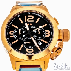 TW Steel Canteen Chronograph 40mm x 11mm Rose Gold Men's Quartz Watch