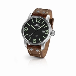 TW Steel Men`s Watch MS15 Automatic Movement Maverick Collection 45mm