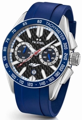 TW Steel Watch - Yamaha Factory Racing - GS4 Chronograph Blue Rubber Strap 46mm