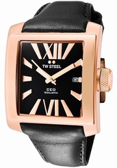 BRAND NEW BLACK GOLD TW STEEL CE3010 CEO GOLIATH 37mm WRIST WATCH
