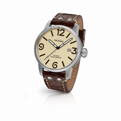  TW Steel Men`s Watch MS21 3-Hands Movement Maverick Collection 45mm