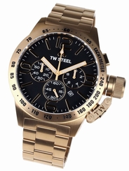 TW STEEL Canteen 50mm Gold Chronograph Gents Watch CB94 - RRP ��459 - BRAND NEW