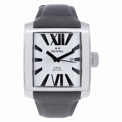 BRAND NEW TW Steel CE3002 Grey Leather 42mm Date Watch