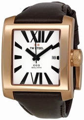 BRAND NEW TW STEEL CE3007  Gold WRIST WATCH Brown (Express Delivery) Last one