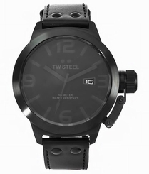 TW STEEL Canteen Cool Black 50mm Gents Watch TW822 - RRP ��350 - BRAND NEW