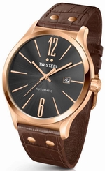 TW Steel Automatic Watch - Slim Line Collection Leather Strap - TWA1312