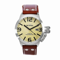 BRAND NEW TW STEEL TW1 45mm WRIST WATCH BROWN